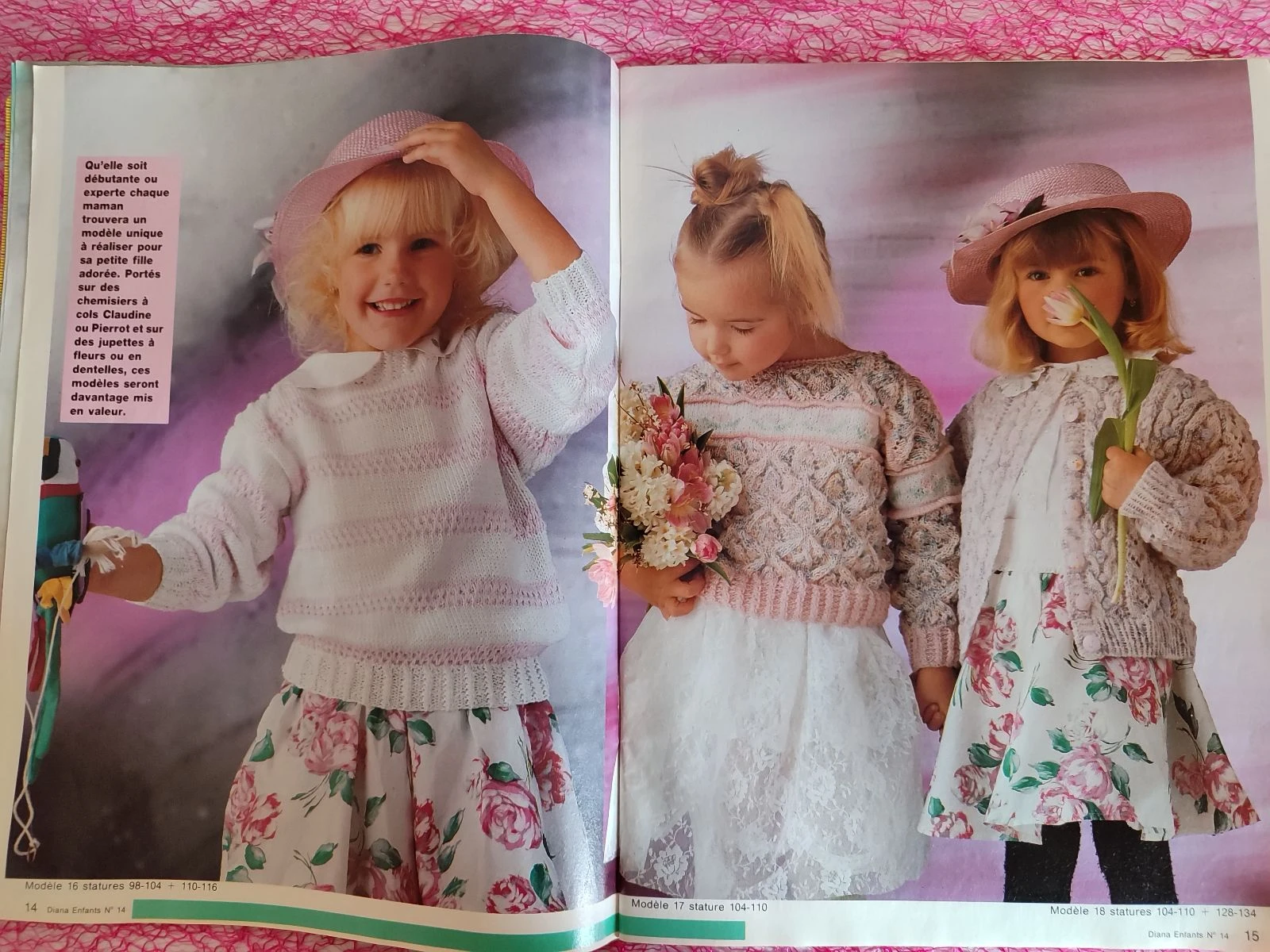 Diana enfants spécial maille Lot 3 revistas – photo 13